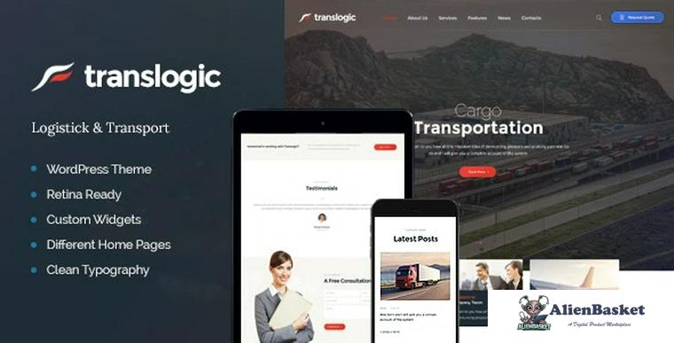 79113  Translogic v1.2.1 - Logistics & Shipment Transportation WordPress Theme