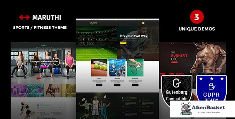 73987  Maruthi Fitness v1.4 - Fitness Center WordPress Theme