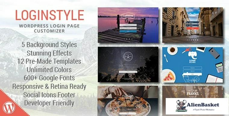 80339  Loginstyle v1.1.3 - WordPress Login Page Styler