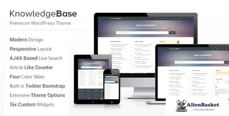 78098  Knowledge Base v1.5.4 - A WordPress Wiki Theme