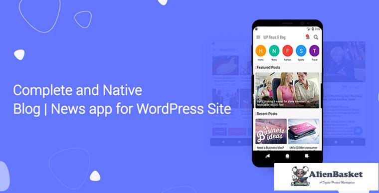71557  Blog and News app for WordPress Site with AdMob