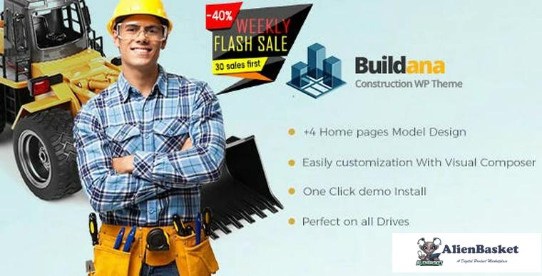 78733  Buildana v1.4 - Construction & Building WordPress Theme