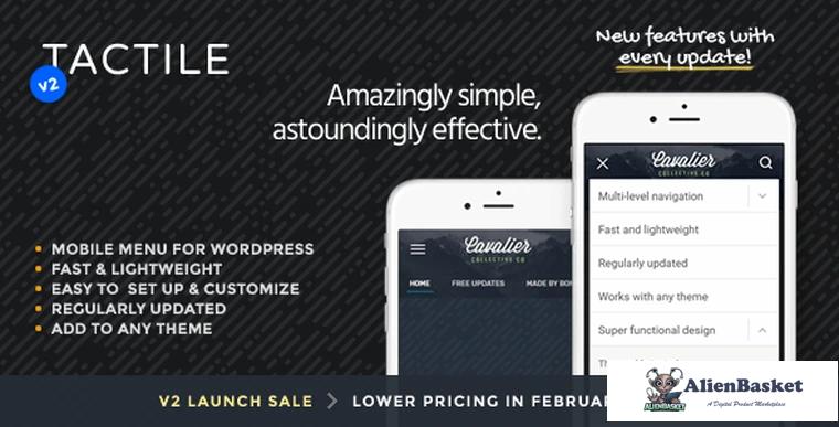 73755  Tactile v2.0 - WordPress Mobile Menu