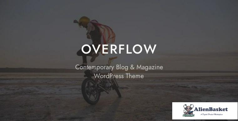 85132  Overflow v1.4.5 - Contemporary Blog & Magazine Theme