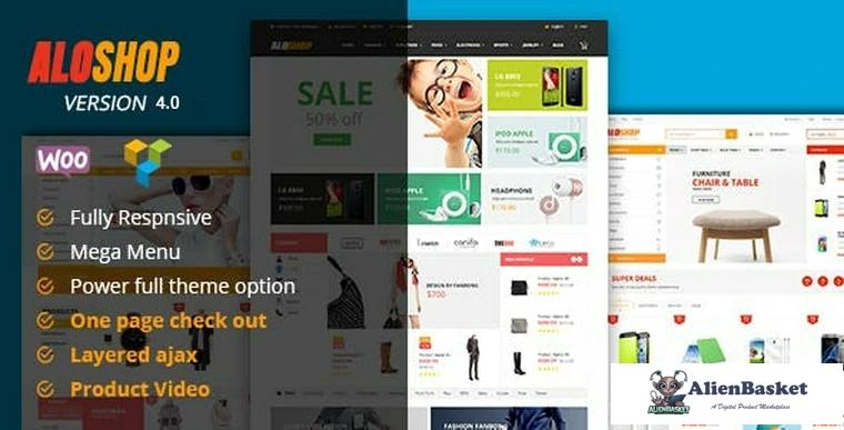 81002  Alo Shop v4.1 - Mega Market RTL Responsive Theme