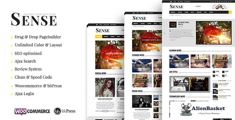 74398  Sense v5.0 - Responsive Blog Magazine & News Theme