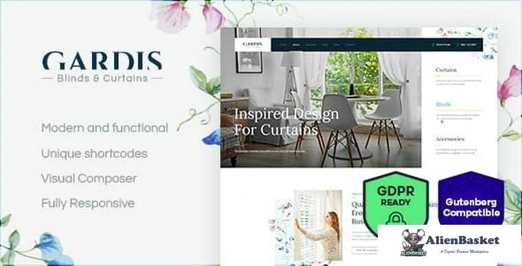 85291  Gardis v1.2.2 - Blinds and Curtains Studio & Shop WordPress Theme