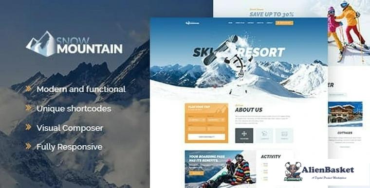 79364  Snow Mountain v1.2.2 - Ski Resort & Snowboard School WordPress Theme