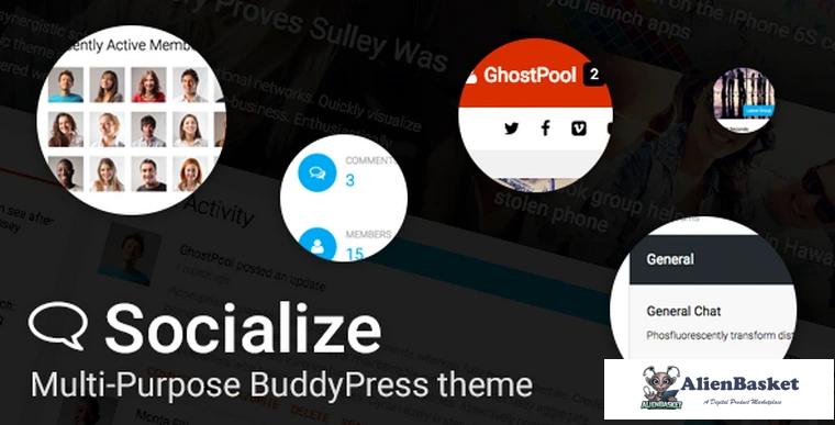 92764  Socialize v2.43.5 - Multi-Purpose BuddyPress Theme