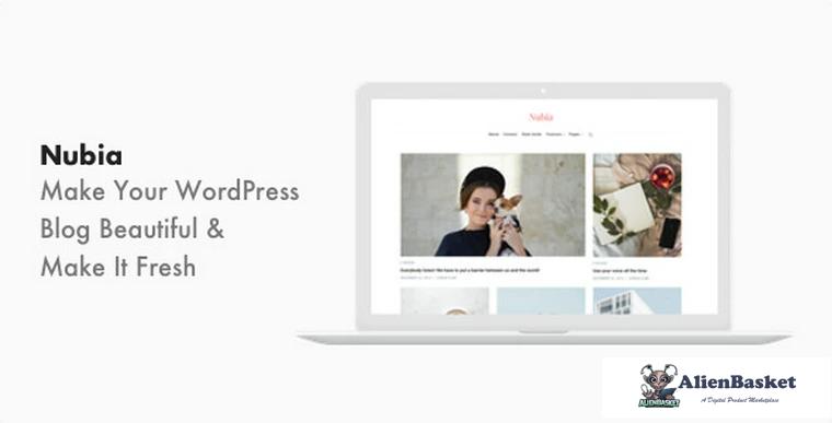 73073  Nubia v1.0.6 - Minimal Blog and Magazine WordPress Theme