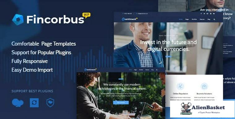 75138  Fincorbus v1.0 - Finance Corporate WordPress Theme