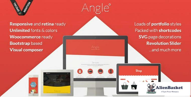 74232  Angle v1.18.10 - Flat Responsive Bootstrap MultiPurpose Theme