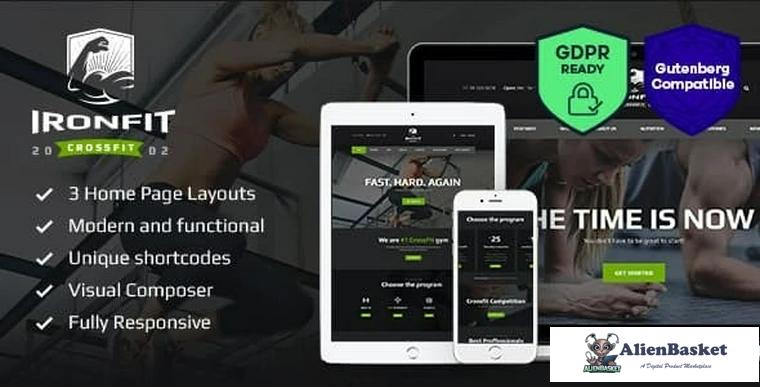 79174  Ironfit v1.5 - Fitness, Gym and Crossfit WordPress Theme