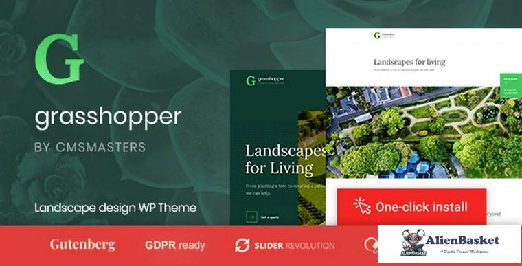 92622  Grasshopper v1.1.1 - Landscape Design and Gardening Services WP Theme