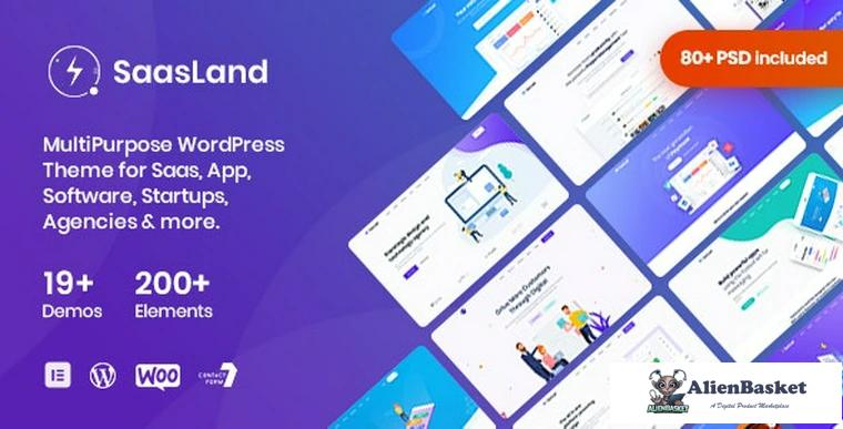 83002  SaasLand v3.0.1 - MultiPurpose Theme for Saas & Startup