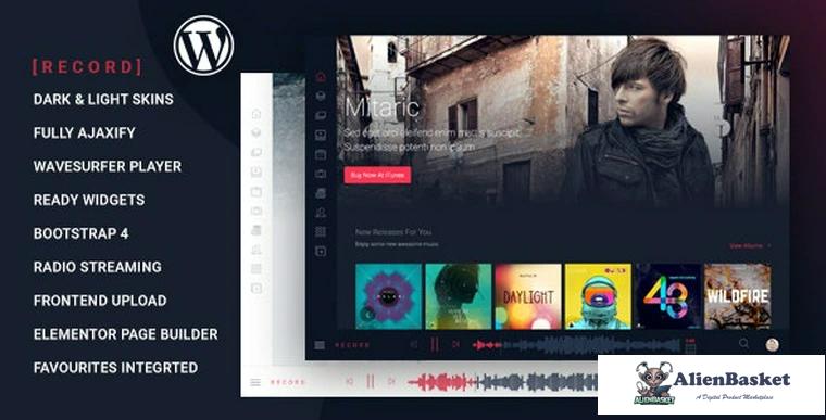 83152  Rekord v1.3.5 - Ajaxify Music - Events - Podcasts Multipurpose WordPress Theme