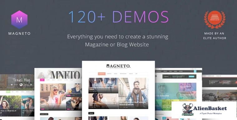 76240  Magneto v1.2 - ECommerce Multi Concept Newspaper / News / Magazine / Blog WordPress Theme