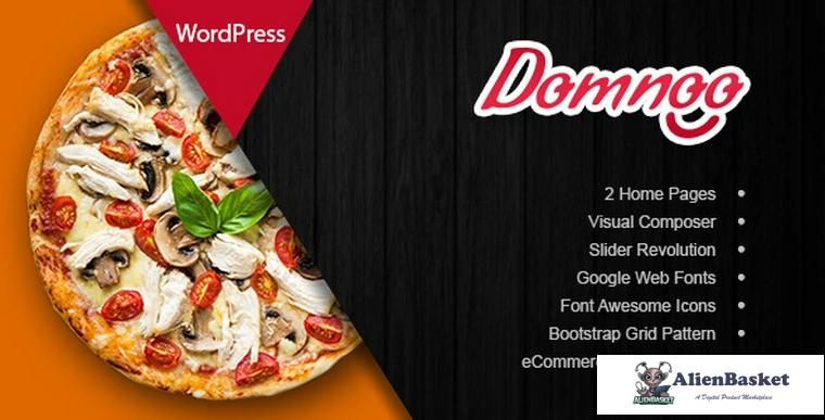 74259  Domnoo v1.8 - Pizza & Restaurant WordPress Theme