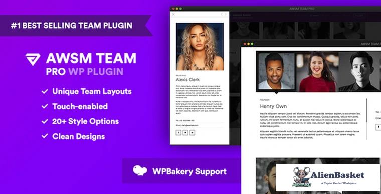 73615  The Team Pro v1.2.2 - Team Showcase WordPress Plugin