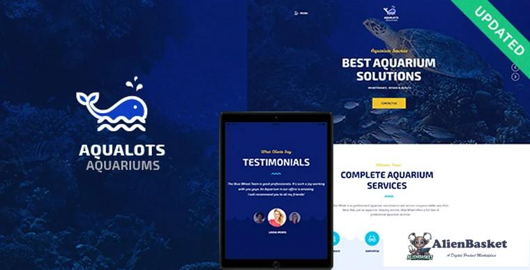 90249  Aqualots v1.1.3.1 - Aquarium Services WordPress Theme