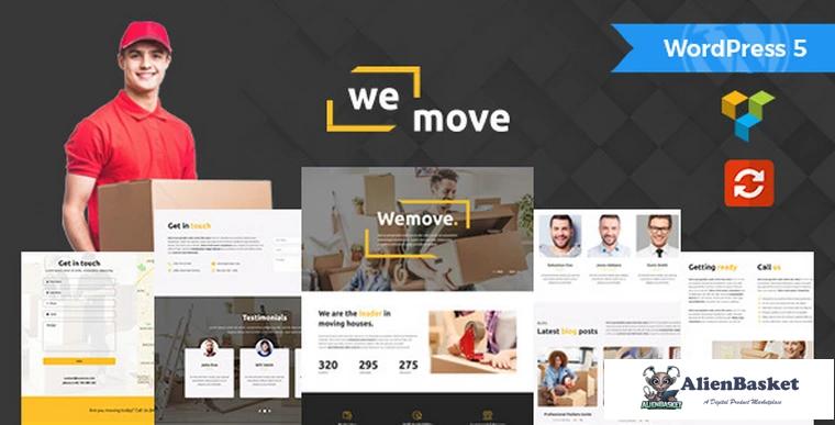 73688  WeMove v1.1 - Home Moving & Logistic WordPress Theme