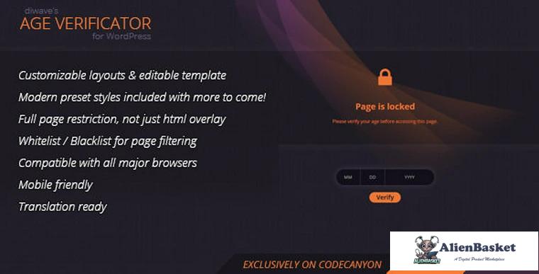 68016  Age Verificator for WordPress v1.1