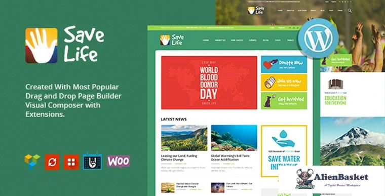 70285  Save Life v1.2 - Non-Profit, Charity & Donations Theme