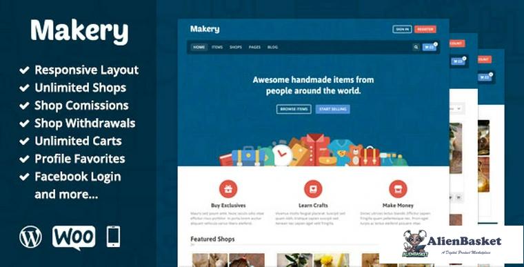 73928  Makery v1.23 - Themeforest Marketplace WordPress Theme