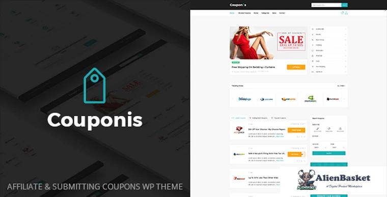 81980  Couponis v3.1.1 - Affiliate & Submitting Coupons WordPress Theme