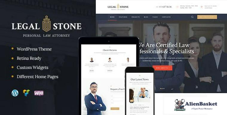 89257  Legal Stone v1.2.2 - Lawyers & Attorneys WordPress Theme