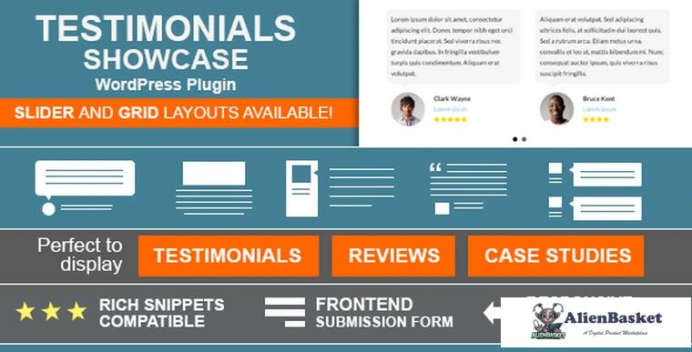 69507  Testimonials Showcase v1.8.5 - WordPress Plugin