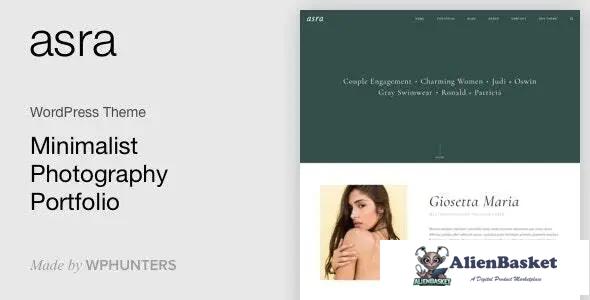 80006  Asra v1.0.6 - Minimalist Photography Portfolio WordPress Theme