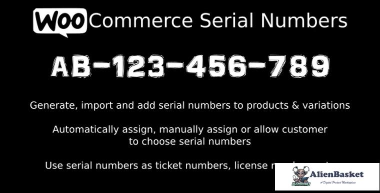 69103  WooCommerce Serial Numbers v1.25 - WordPress Plugin