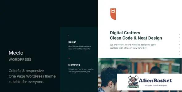 75405  Meelo v1.2 - Corporate One Page WordPress Theme