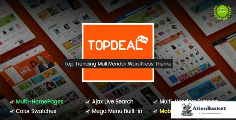 70772  TopDeal v1.4.0 - Multipurpose Marketplace WordPress Theme