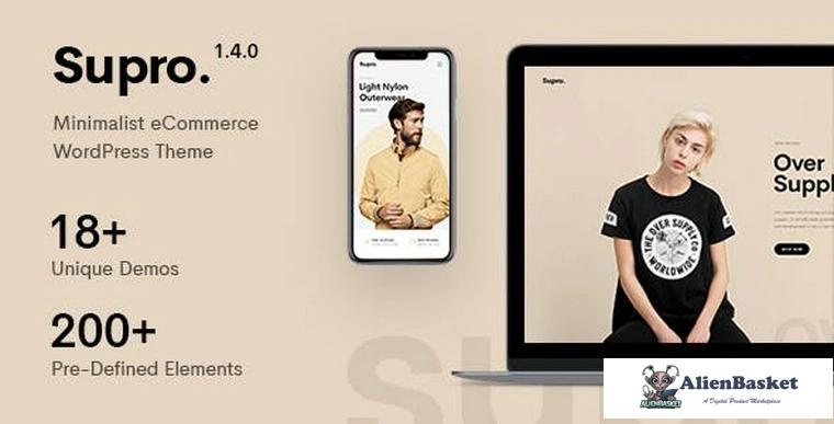 80961  Supro v1.4.7 - Minimalist AJAX WooCommerce WordPress Theme