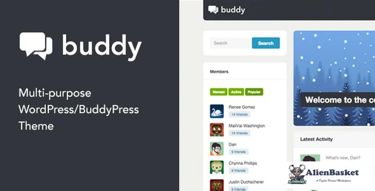 84722  Buddy v2.21.1 - Multi-Purpose WordPress / BuddyPress Theme