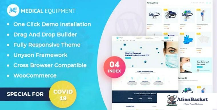 85820  Medical Equipment v1.0.1 - eCommerce WordPress Theme