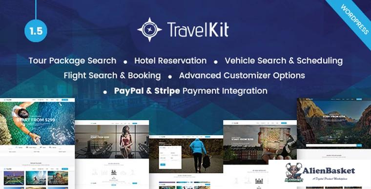 72091  Travelkit v1.5 - The Full-fledged Tour & Travel Theme