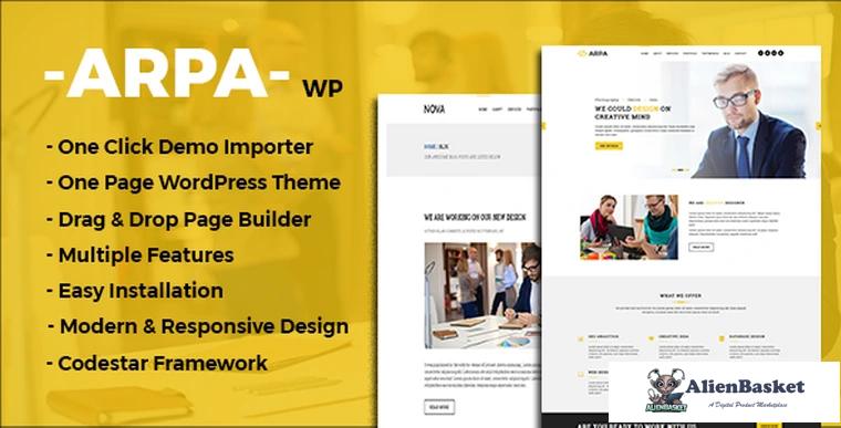 71057  Arpa - One Page Business WordPress Theme