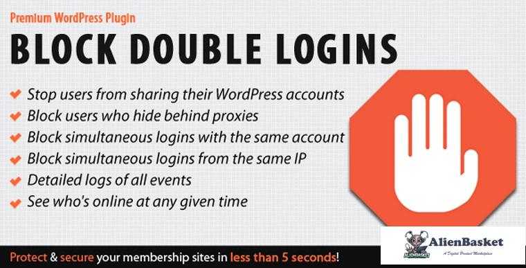 68960  Block Double Logins v1.1 - Protect Your Membership Site