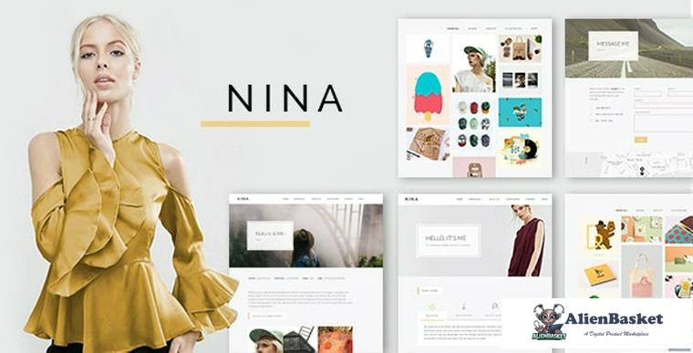 79408  Nina v1.0.2 - A Minimal and Creative Portfolio WordPress Theme