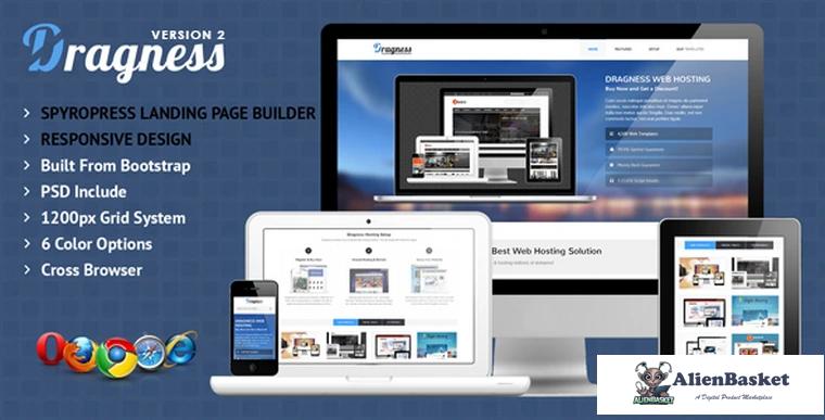 72971  Dragness v3.2 - WordPress Landing Page Theme