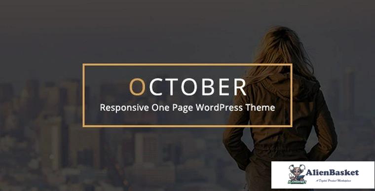 76424  October v2.1 - Responsive One Page WordPress Theme