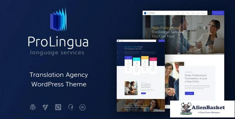 94704  ProLingua v1.1.9 - Translation Services WordPress Theme