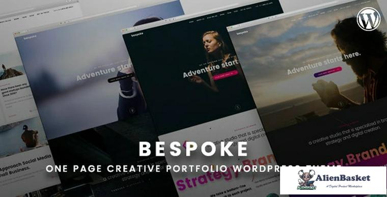 81372  Bespoke v1.0 - Onepage Creative WordPress Theme