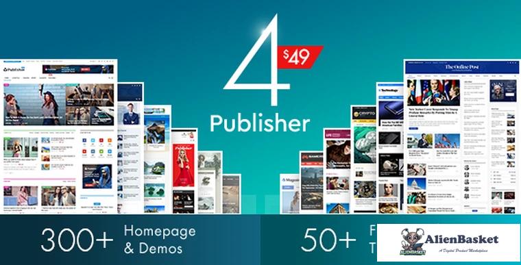 68087  Publisher v4.0.0 - Newspaper Magazine AMP