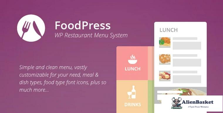 67566  foodpress v1.5.3 - Restaurant Menu & Reservation Plugin