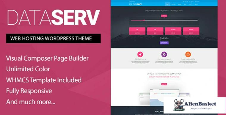 90458  Dataserv v1.1.0 - Professional Hosting WordPress Theme