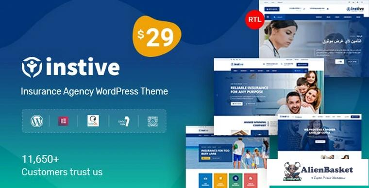 81428  Instive v1.0.3 - Insurance WordPress Theme